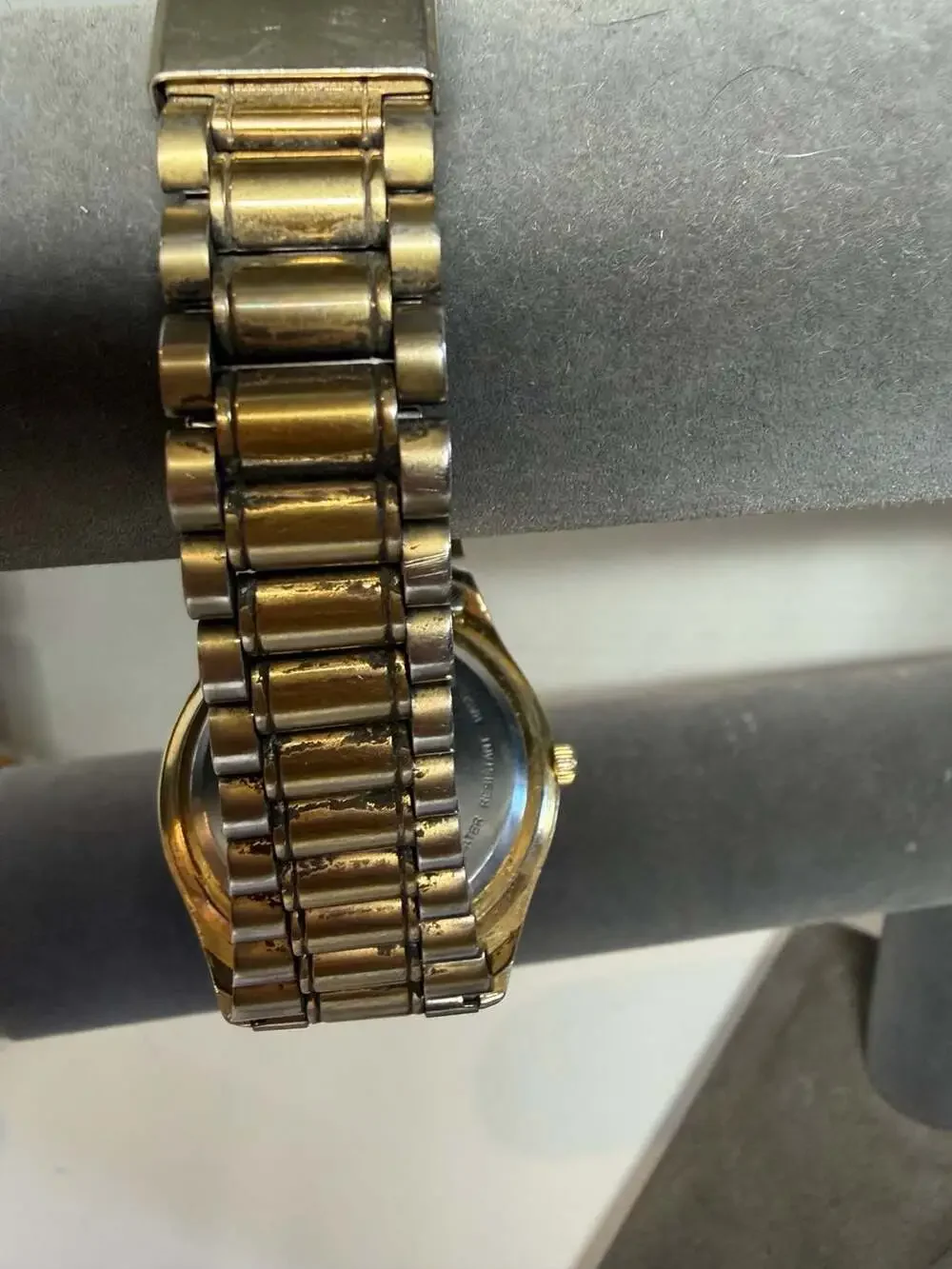 Pulsar Quartz Diver Style Gold-Tone Watch with Day-Date